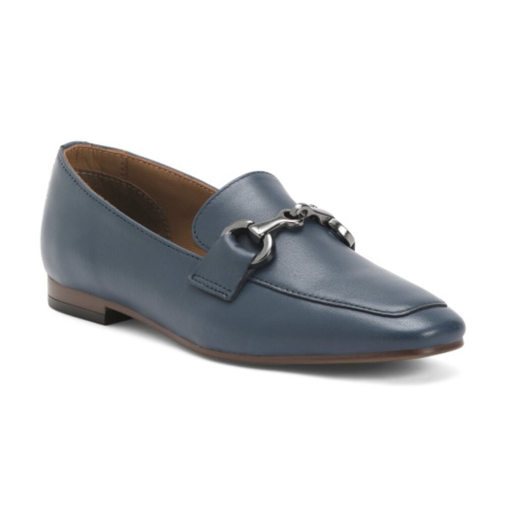 PARROTTO Made In Italy Leather Horsebit Loafers